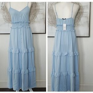 New Pretty Blue Maxi Dress Size S